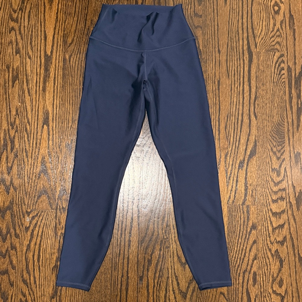 Alo Yoga High-Waist Leggings in Navy, Size S